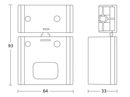Corner wall mount for IS 180-2, IS 2180-2 and IS 2180 ECO