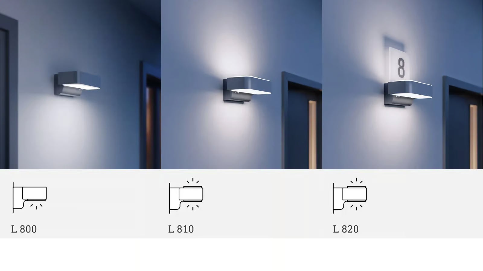 The L 800 series in thee design variants