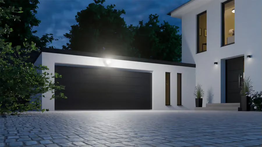 Panoramic light right into the last corner.