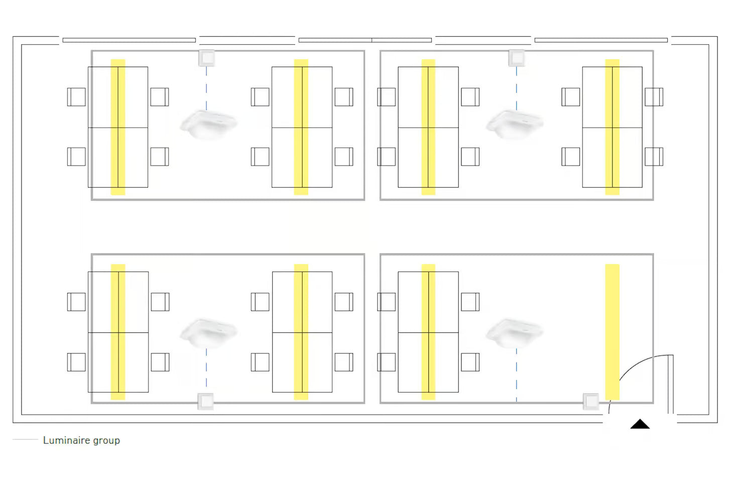 The LuxMaster for open-plan offices