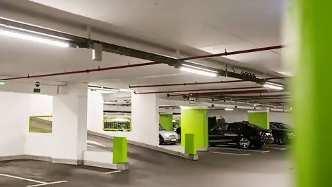 Underground car park, Wöhrl shopping centre, Nuremberg